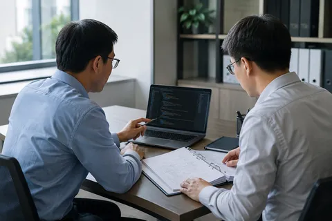 软件源码与技术文档交接示意图
